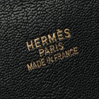 Hermes White Bus GM Tote Chevre Coromandel Noir Black Gold — view 8