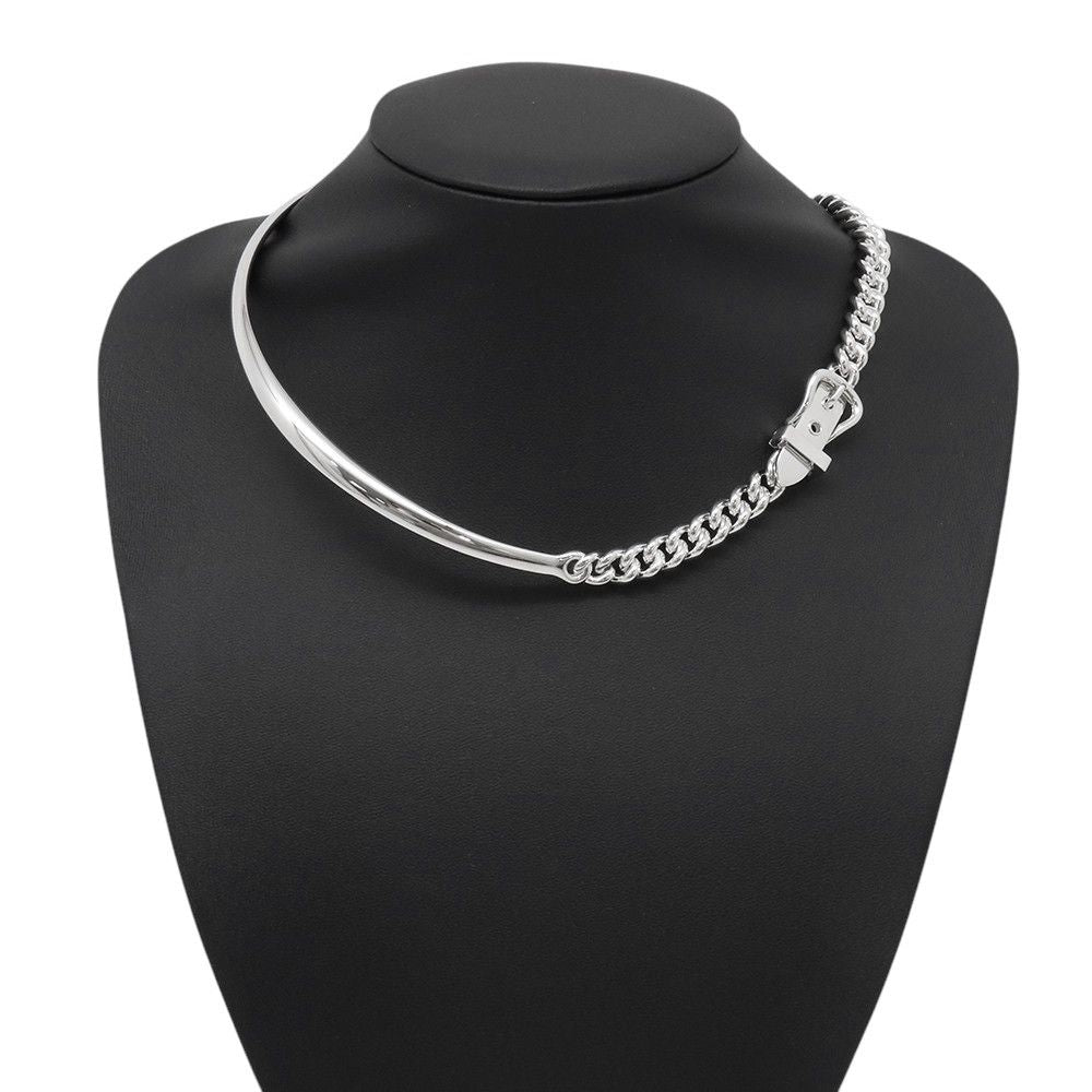 Hermes Necklace Book le Inflexible Silver PM 42 — view 4