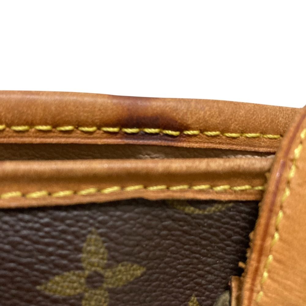 Louis Vuitton Monogram Bucket PM Handbag Brown — view 7