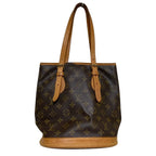 Louis Vuitton Monogram Bucket PM Handbag Brown — view 3