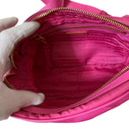 Prada Nylon Canvas Shoulder Bag Pink — view 6