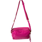 Prada Nylon Canvas Shoulder Bag Pink — view 3