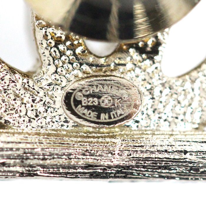 Chanel Metal Rhinestone CC Logo 3 Piece Set Brooch — view 4