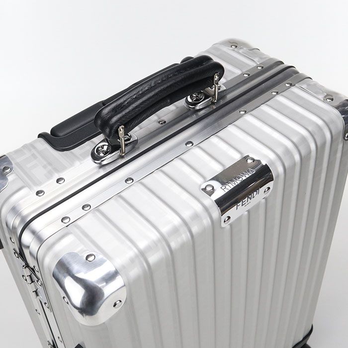 Fendi Rimowa Collaboration 972.90 Carry Case Aluminum — view 2