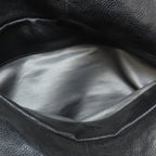 Chanel Quilted Silver Tote Grained Calfskin — view 7