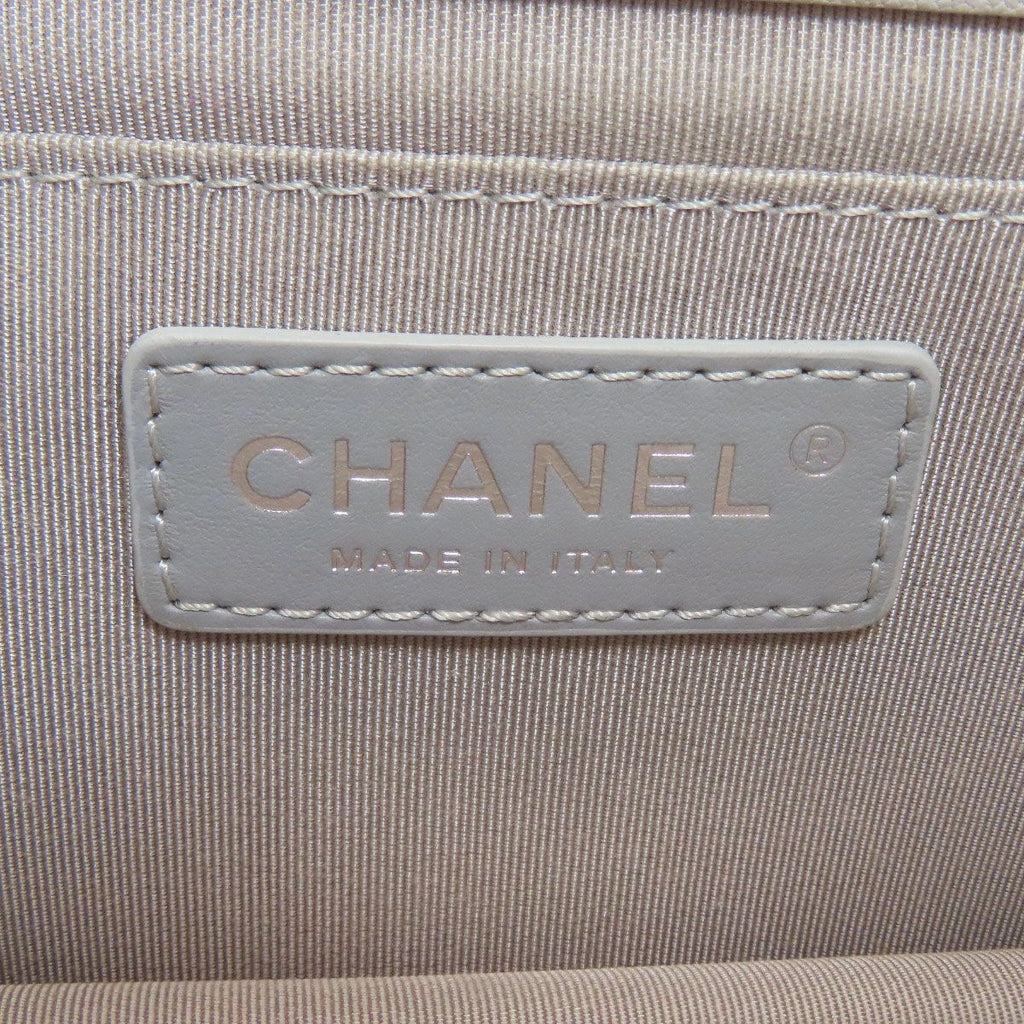 Chanel Half CC Logo Silver Shoulder Bag — view 7