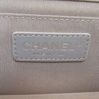 Chanel Half CC Logo Silver Shoulder Bag — view 7
