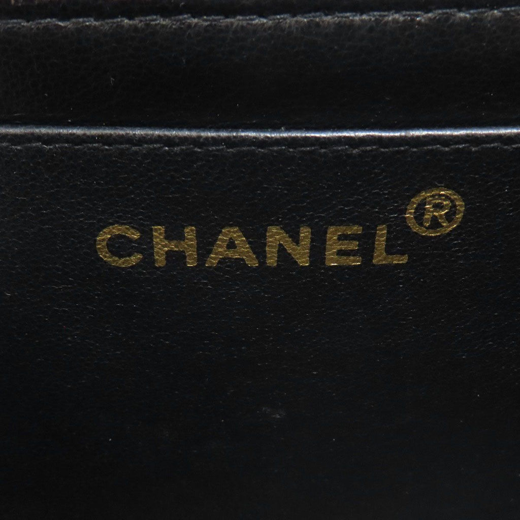Chanel Mademoiselle Chain Shoulder Gold Bag Grained Calfskin — view 6