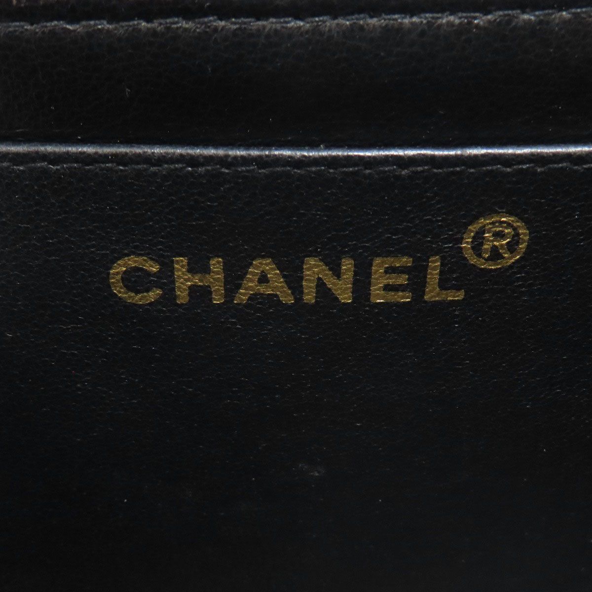 Chanel Mademoiselle Chain Shoulder Gold Bag Grained Calfskin — view 6