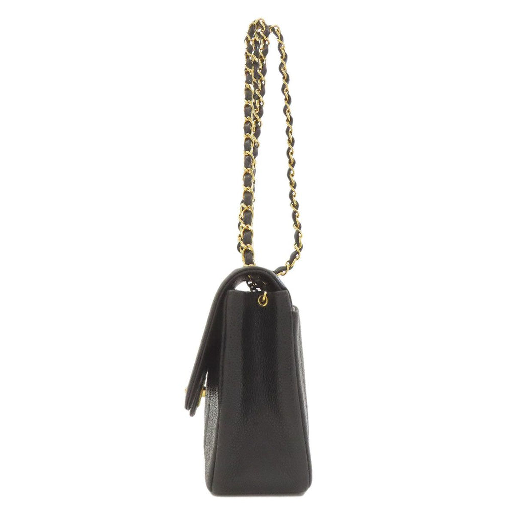 Chanel Mademoiselle Chain Shoulder Gold Bag Grained Calfskin — view 3