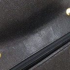 Chanel Mademoiselle Chain Shoulder Gold Bag Grained Calfskin — view 9