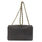 Chanel Mademoiselle Chain Shoulder Gold Bag Grained Calfskin — view 2