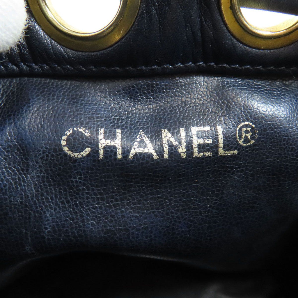 Chanel Bicolor Gold Shoulder Bag Lambskin — view 6