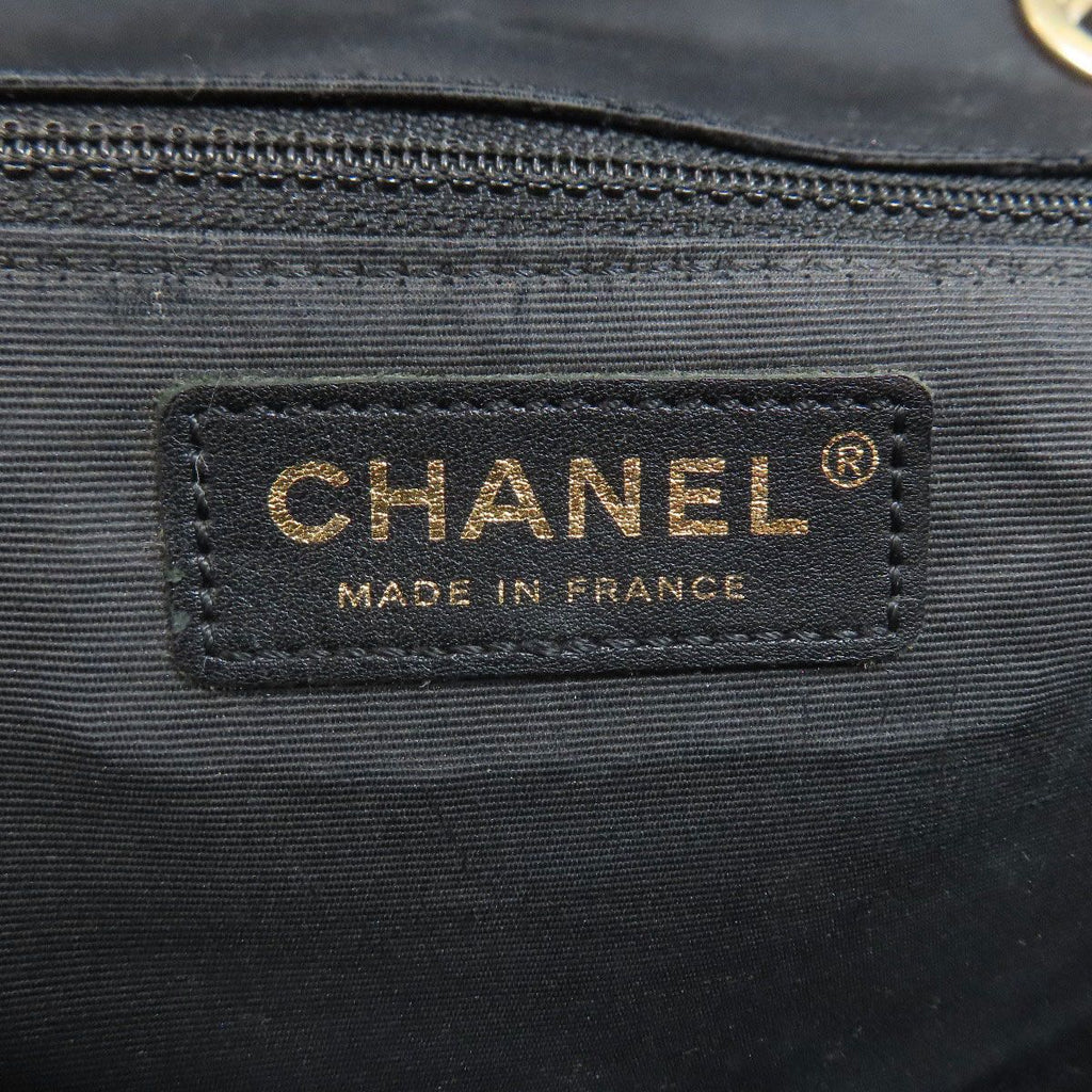 Chanel Chain Shoulder Quilted Gold Bag Lambskin — view 6