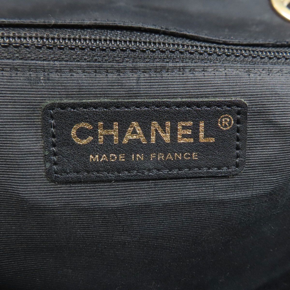Chanel Chain Shoulder Quilted Gold Bag Lambskin — view 6