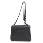 Chanel Chain Shoulder Quilted Silver Bag Lambskin — view 2