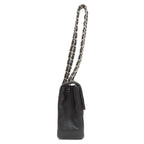 Chanel Chain Shoulder Quilted Silver Bag Lambskin — view 3