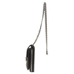 Chanel Chain Shoulder Quilted Silver Bag Lambskin — view 3