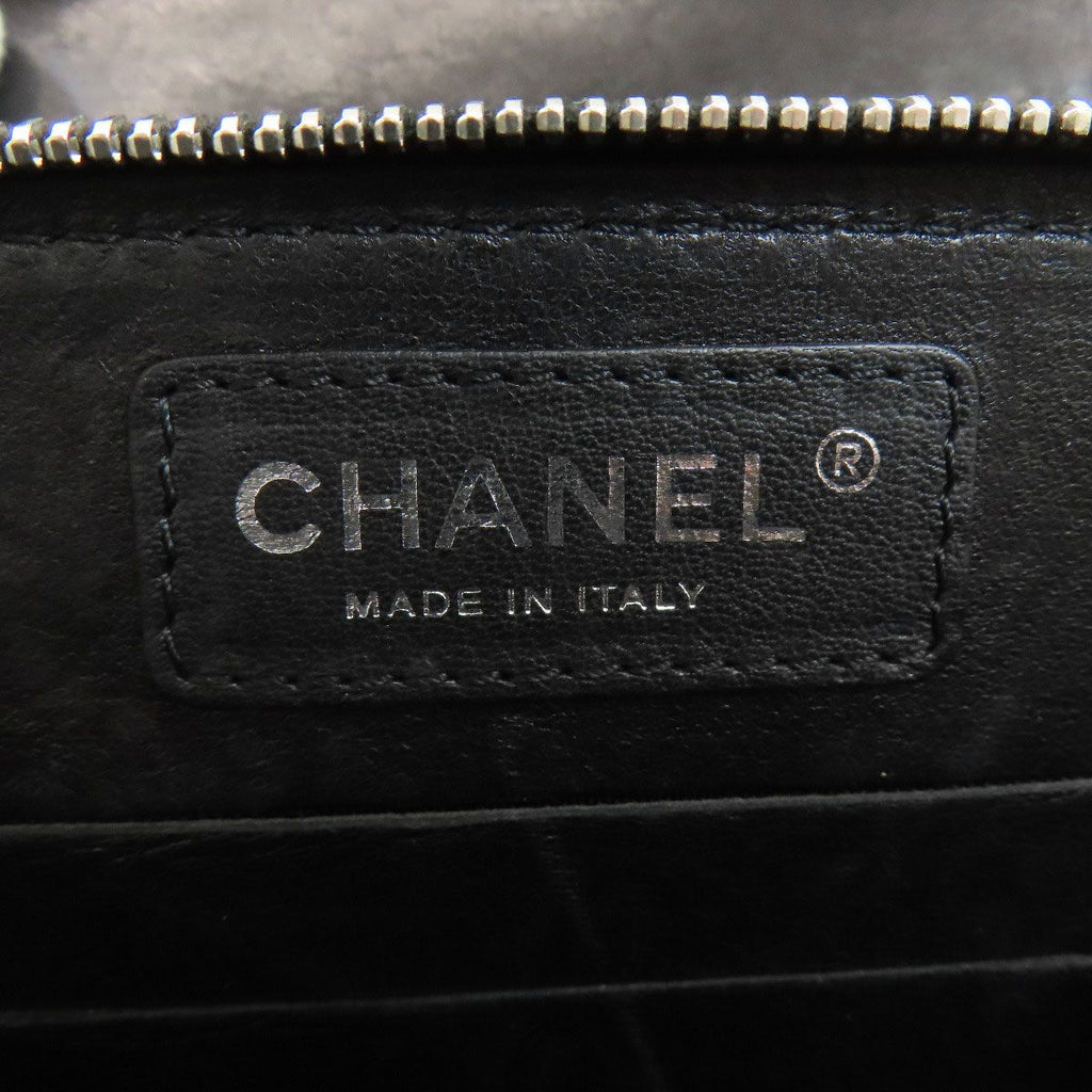 Chanel Chain Shoulder Quilted Silver Bag Lambskin — view 6