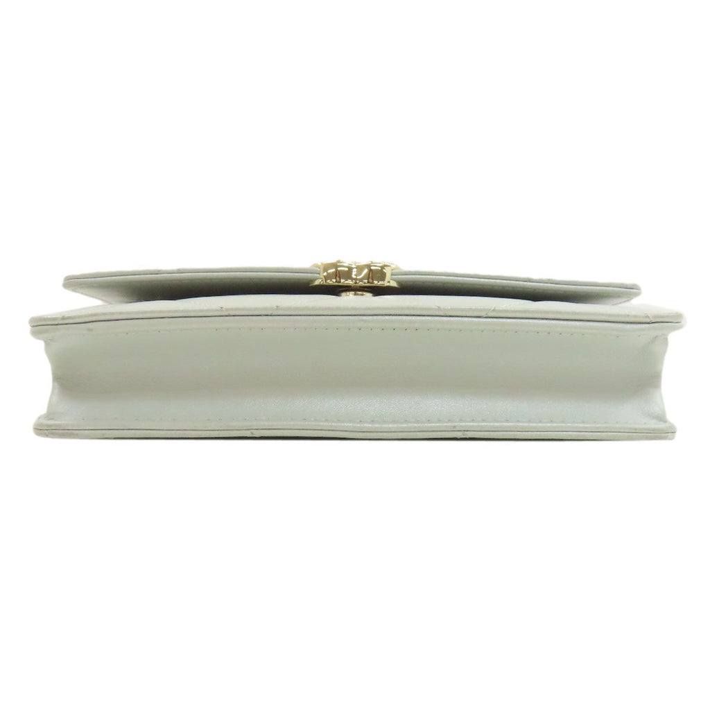 Chanel Chain Shoulder Quilted Gold Bag Lambskin — view 4