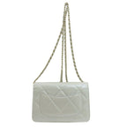 Chanel Chain Shoulder Quilted Gold Bag Lambskin — view 2