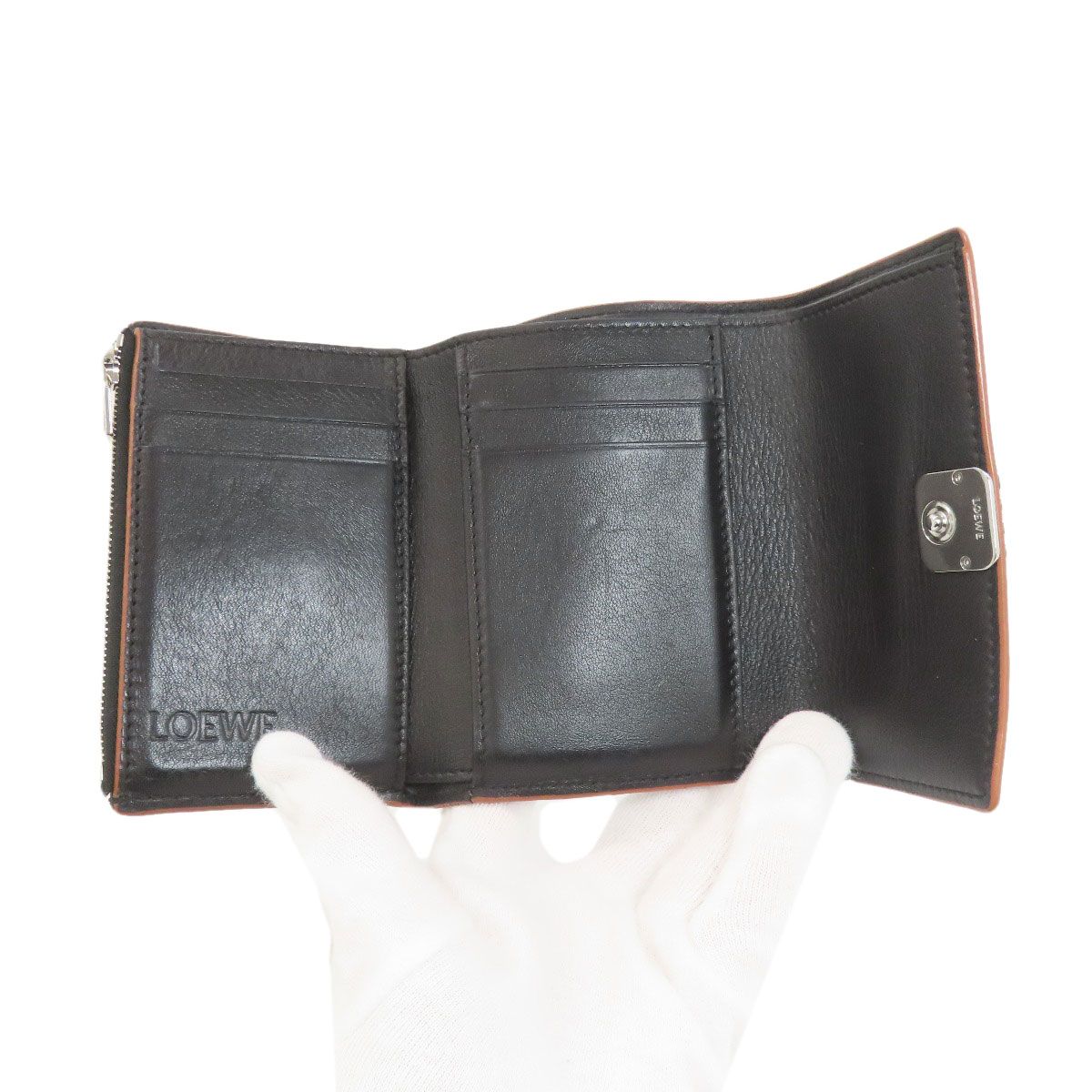 Loewe Anagram Bifold Wallet Leather — view 4