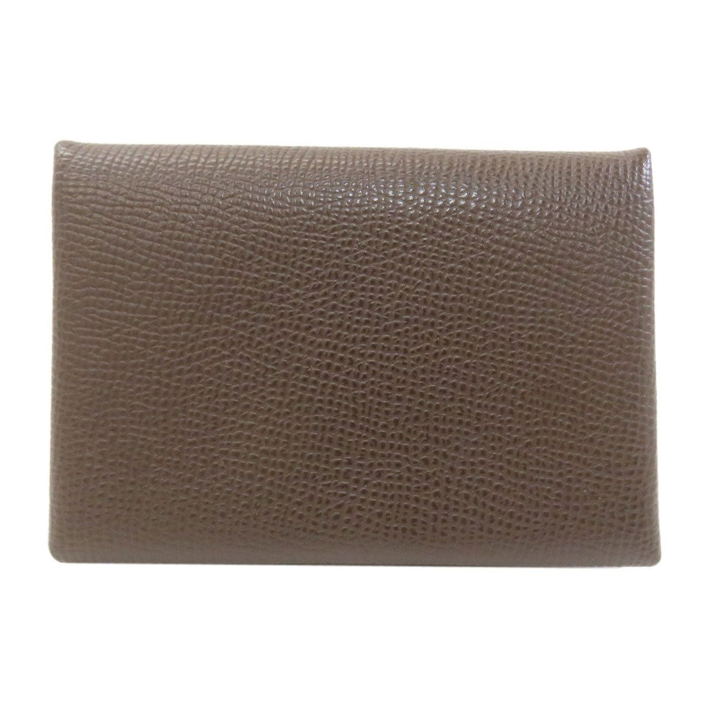 Hermes Calviduo Ecorse Silver Card Case Epsom — view 2