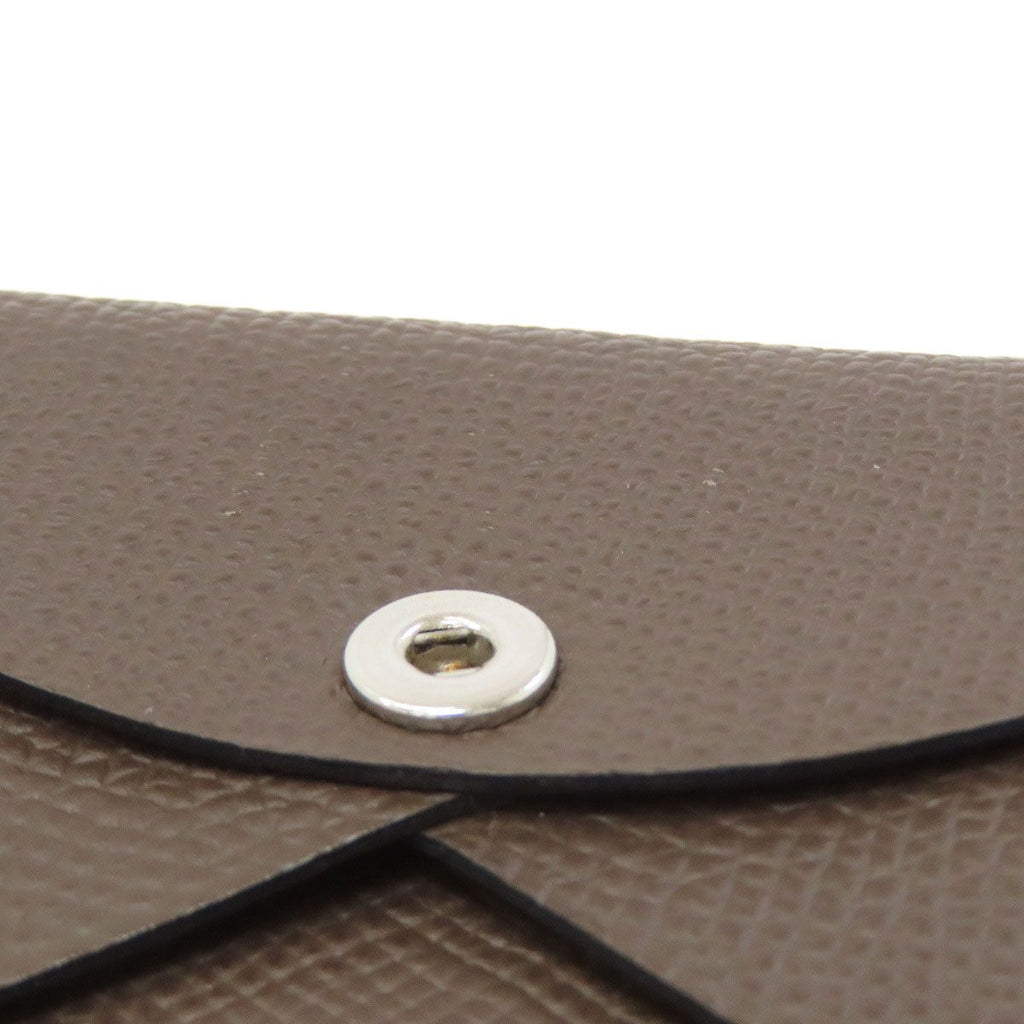 Hermes Calviduo Ecorse Silver Card Case Epsom — view 9