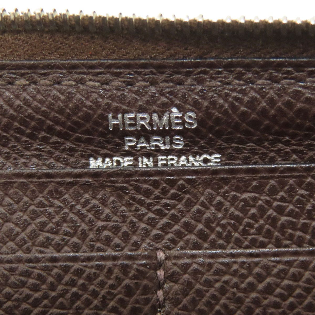 Hermes Azap Classic Long Silver Wallet Epsom — view 6