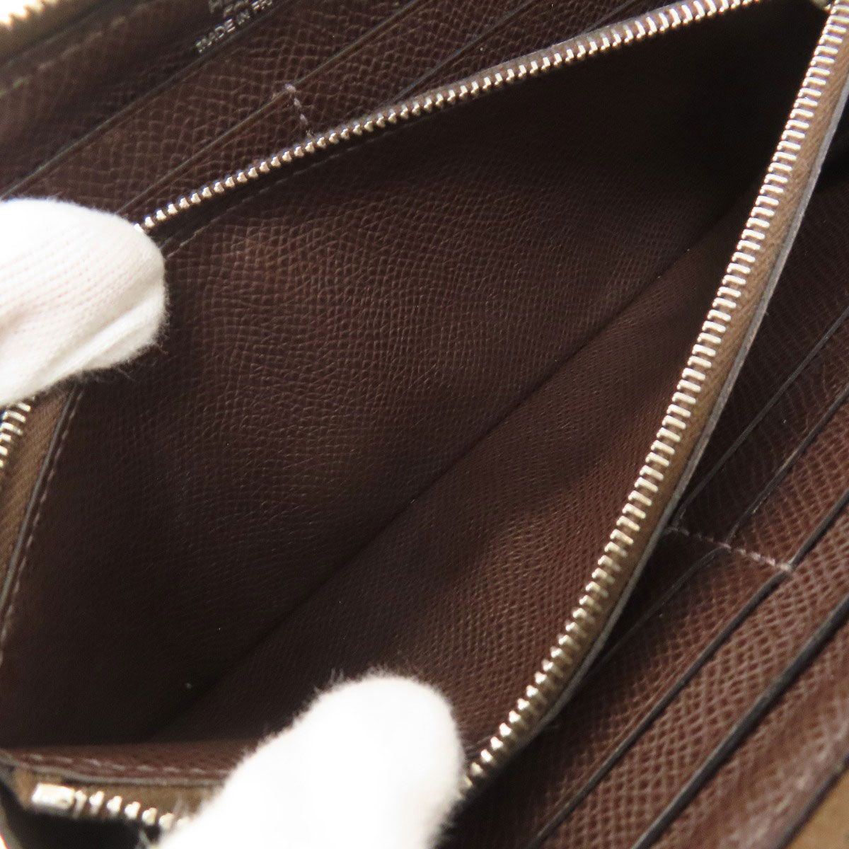 Hermes Azap Classic Long Silver Wallet Epsom — view 5