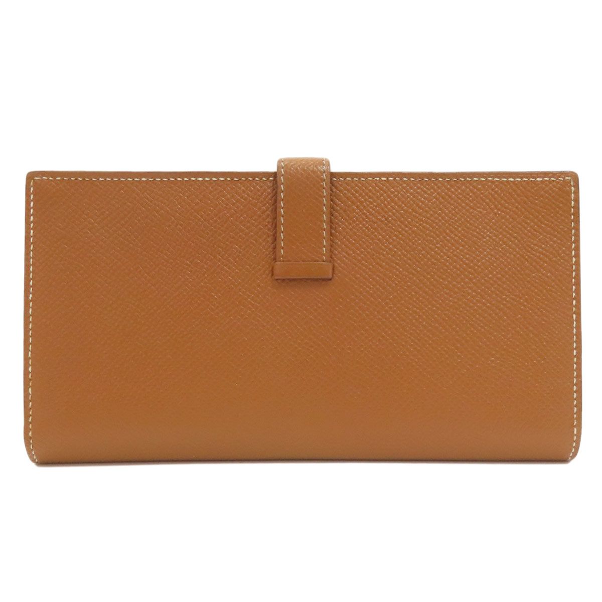 Hermes Bearn Souffle Gold Long Wallet Epsom — view 2