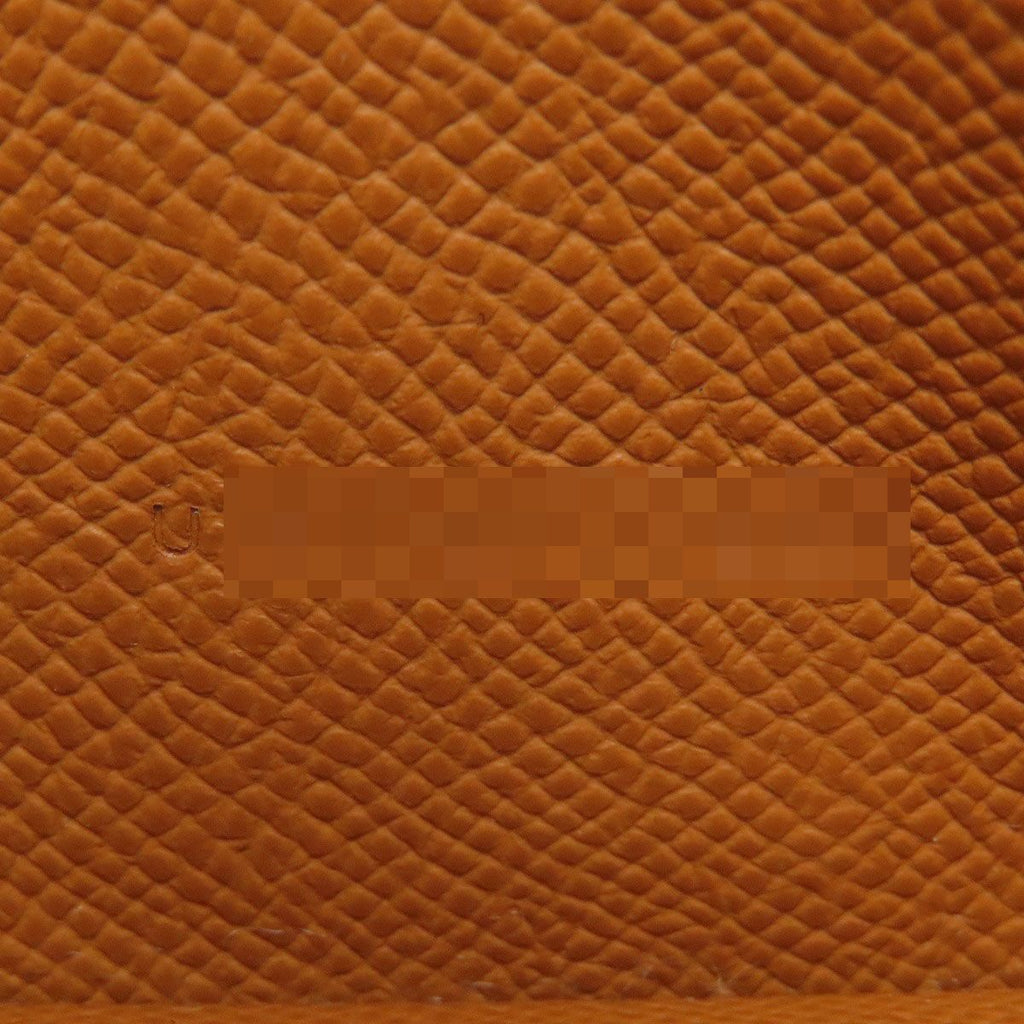 Hermes Bearn Souffle Gold Long Wallet Epsom — view 7