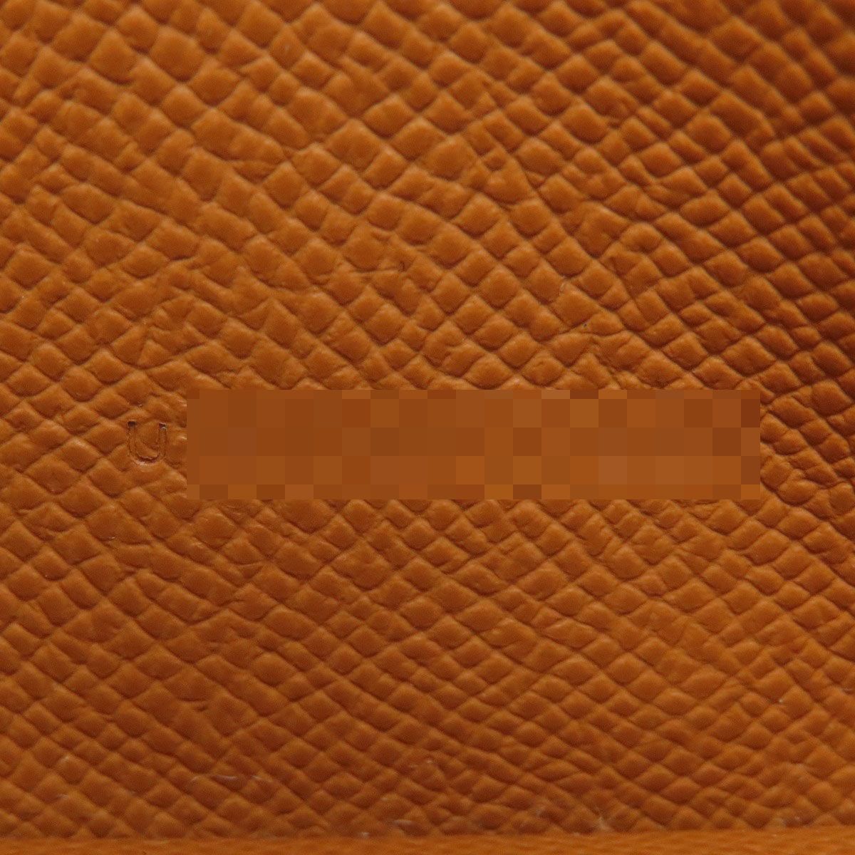 Hermes Bearn Souffle Gold Long Wallet Epsom — view 7