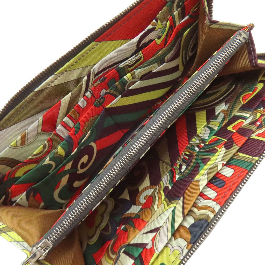 Hermes Azap Silk in Long Silver Wallet Epsom — view 4