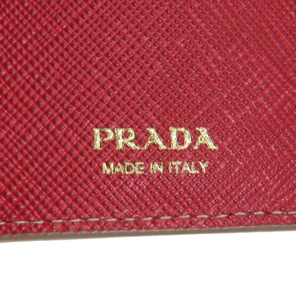 Prada Compact Wallet Bifold Saffiano — view 7