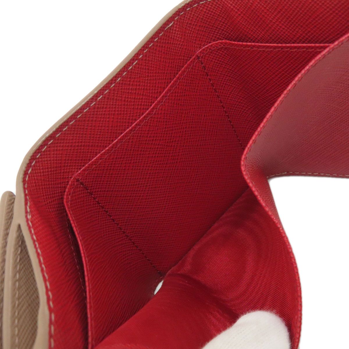 Prada Compact Wallet Bifold Saffiano — view 5
