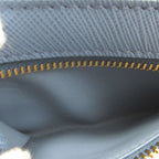 Prada Saffiano Triangle Leather Plate Blue Key — view 5