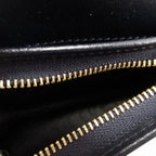 Gucci Horsebit Canvas Leather Beige Black Bifold Wallet — view 6