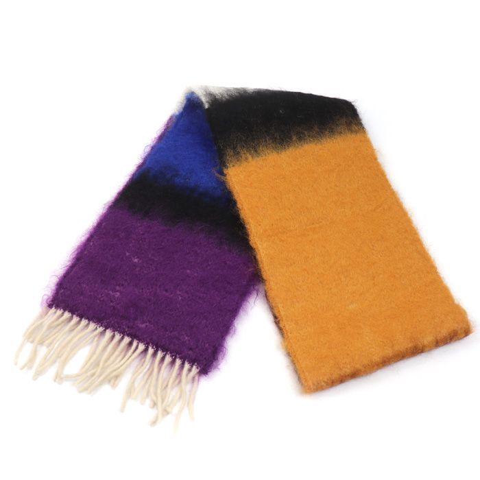 Loewe Mohair Muffler Multicolor Scarf — view 2