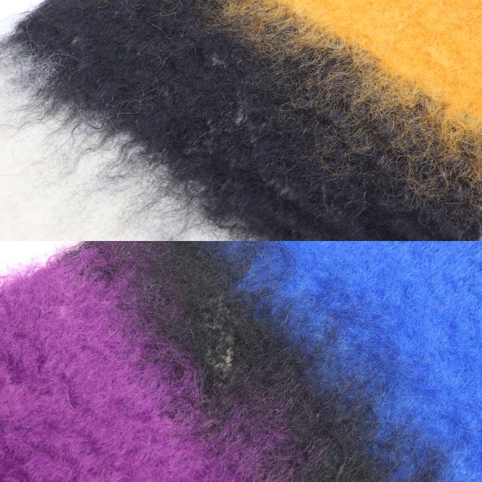 Loewe Mohair Muffler Multicolor Scarf — view 6