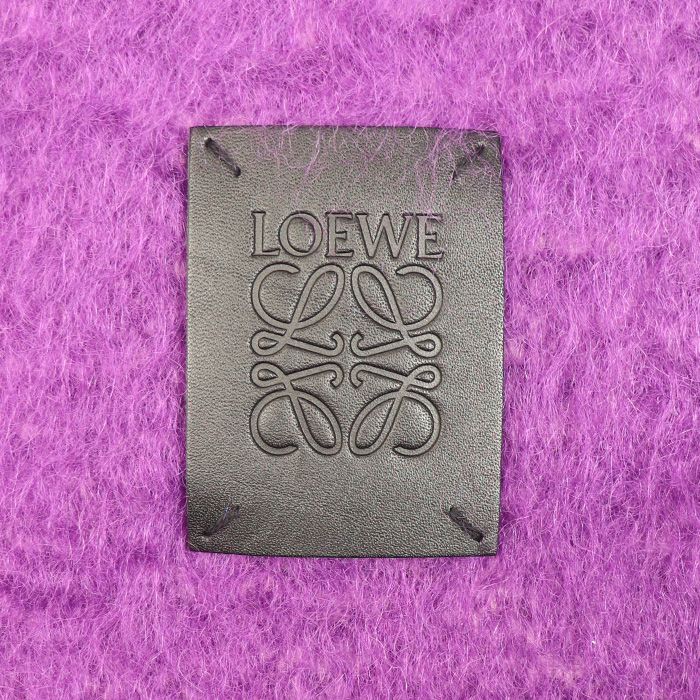 Loewe Mohair Muffler Multicolor Scarf — view 4