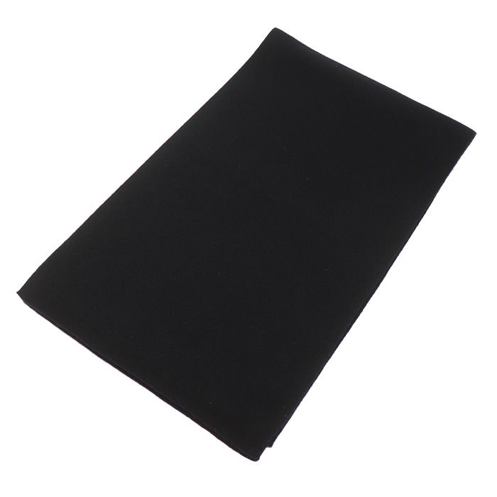 Chanel CC Logo Shawl Muffler Black Scarf — view 2