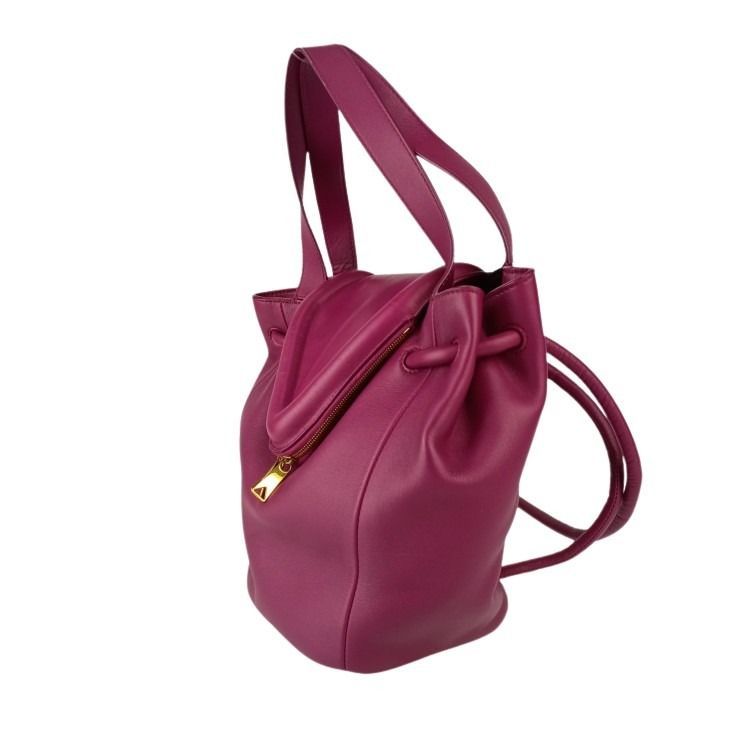 Bottega Veneta Shoulder Bag Beak Purple Leather 2-Way Gold — view 2