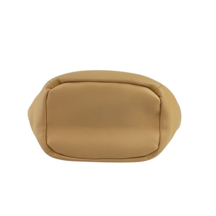 Bottega Veneta Shoulder Bag Beak Beige Leather 2-Way Gold — view 4