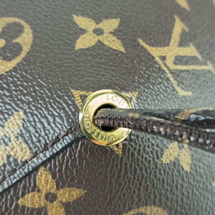 Louis Vuitton Shoulder Bag Tupi Brown Monogram Gold — view 7