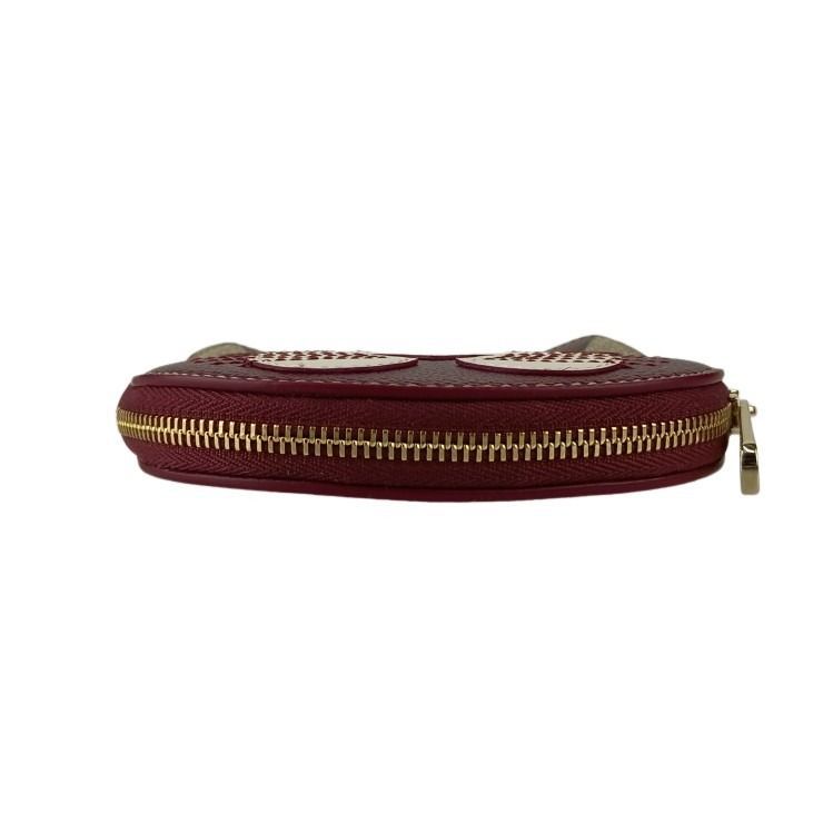 Gucci Coin Case GG Supreme Cat Shape Bold Beige Leather Gold — view 4