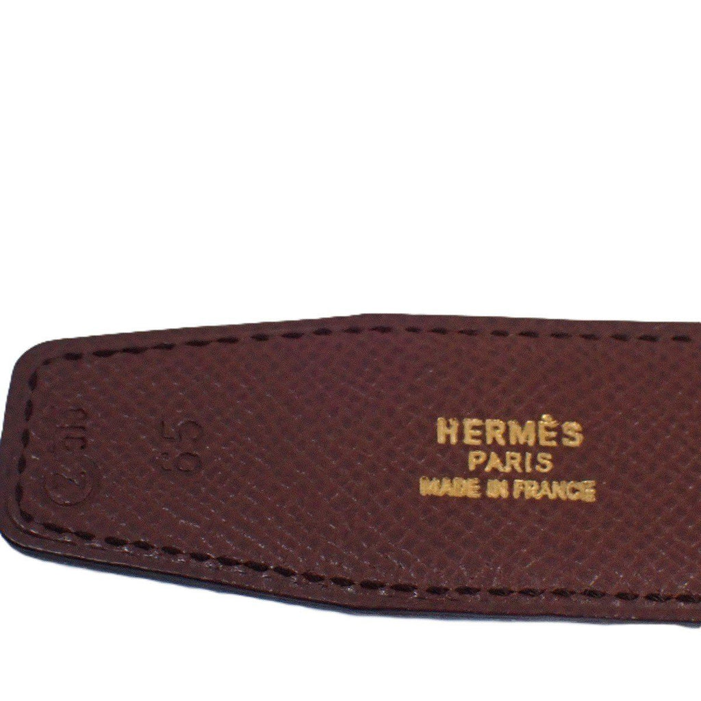 Hermes Constance Belt 65 Black Size — view 8