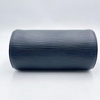 Louis Vuitton Handbag Soft Porochon PM Black Epi 2-Way Silver Hardw — view 3