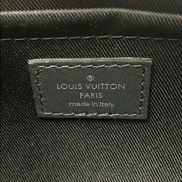 Louis Vuitton Handbag Soft Porochon PM Black Epi 2-Way Silver Hardw — view 9