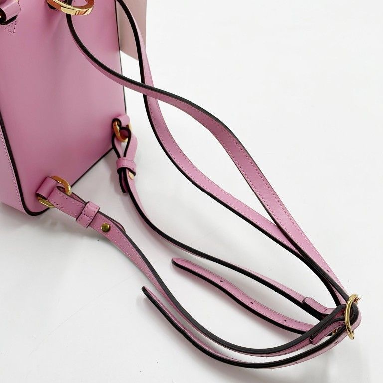 Gucci Handbag Bamboo Line Pink Calf 3Way — view 6